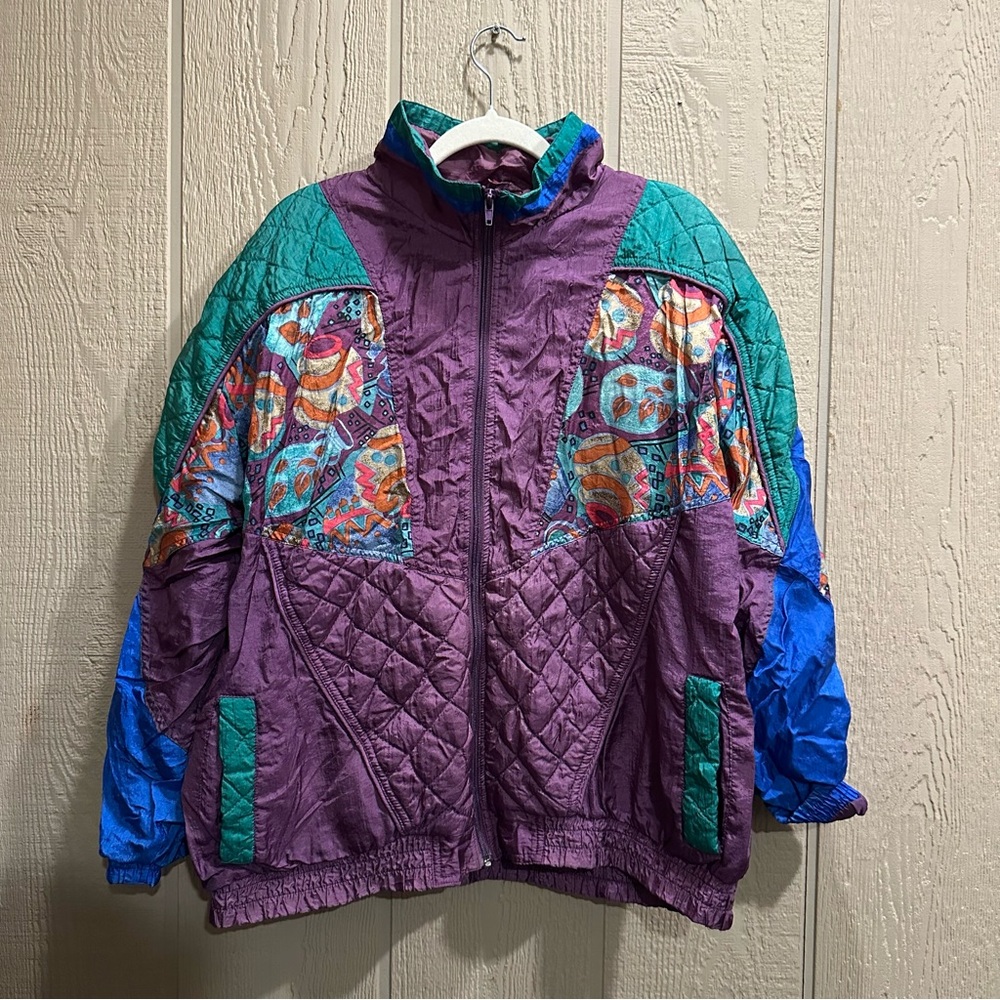 Colorful Women's Quilted Jacket